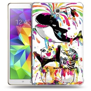 Чехол задняя-панель-накладка-бампер MyPads Хиппи кит для Samsung Galaxy Tab S 8.4 SM-T700/T705 противоударный