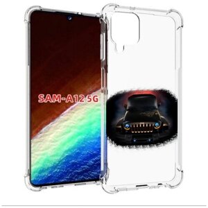 Чехол задняя-панель-накладка-бампер MyPads jeep джип 2 для Samsung Galaxy A12 (SM-A125F) 2020/21/A12 Nacho SM-A127F противоударный