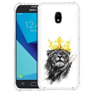 Чехол задняя-панель-накладка-бампер MyPads король-лев для Samsung Galaxy J3 Prime SM-J330F/Samsung Galaxy J3 (2017) SM-J330F противоударный