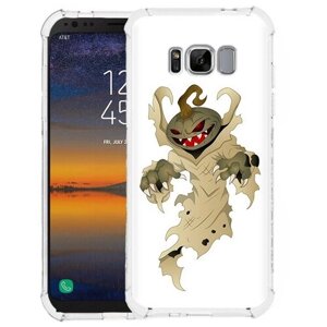Чехол задняя-панель-накладка-бампер MyPads призрак хэллоуина для Samsung Galaxy S8 Active SM-G892A противоударный