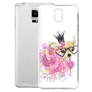 Чехол задняя-панель-накладка-бампер MyPads сладкая принцесса для Samsung Galaxy Note Edge SM-N915F противоударный