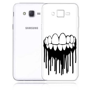 Чехол задняя-панель-накладка-бампер MyPads зубы для Samsung Galaxy J5 2016 SM-J510H/DS/J510F/DS противоударный
