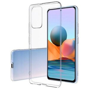 Cиликоновый прозрачный чехол Transparent для Xiaomi Redmi Note 10 Pro