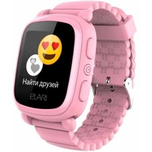 Детские умные часы Elari KidPhone 2, розовый.