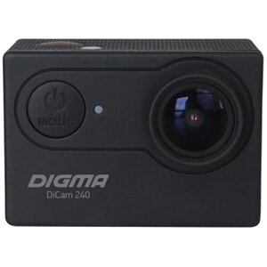 Экшн-камера Digma DiCam 240 1080p WiFi Black DC240