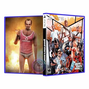 Эксклюзивная обложка PS5 для GTA 5 Grand Theft Auto №2
