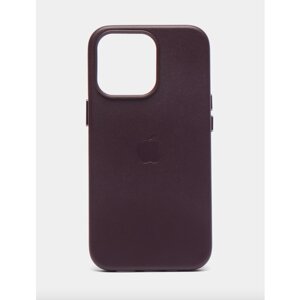 Фиолетовый Кожаный чехол Leather Case для iPhone 13 mini с функцией MagSafe