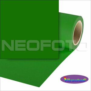 Фон бумажный зелёный Vibrantone VBRT1125 Greenscreen 1.35 Х 6м