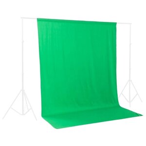 Фон полиэстеровый Raylab RL-BP01 2*3 G зеленый, фотофон, фон для фото, тканевый фон