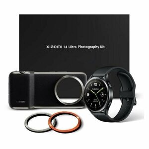 Фото чехол с функцией внешнего аккумулятора для Xiaomi 14 Ultra + часы Xiaomi Watch 2