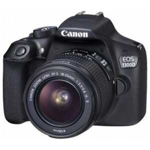 Фотоаппарат Canon EOS 1300D Kit EF-S 18-55mm f/3.5-5.6 IS II, черный