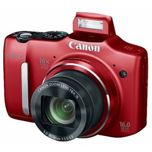 Фотоаппарат Canon PowerShot SX160 IS, красный