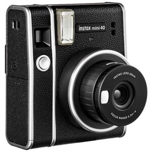 Фотоаппарат моментальной печати Fujifilm Instax Mini 40 EX, печать снимка 62x46 мм, черный