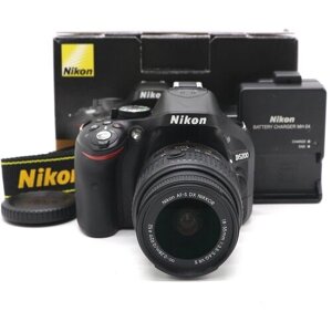 Фотоаппарат nikon D5200 kit AF-S DX nikkor 18-55mm f/3.5-5.6G VR II, черный