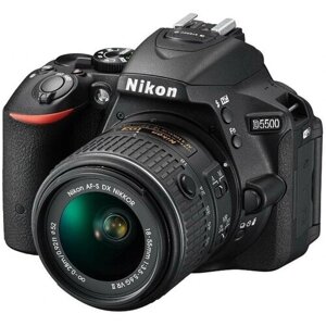 Фотоаппарат nikon D5500 kit AF-S DX nikkor 18-55mm f/3.5-5.6G VR II, черный