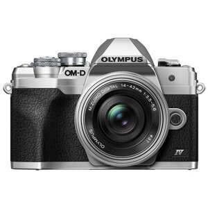 Фотоаппарат Olympus OM-D E-M10 Mark IV Kit M. Zuiko Digital ED 14-42mm f/3.5-5.6 EZ, серебристый