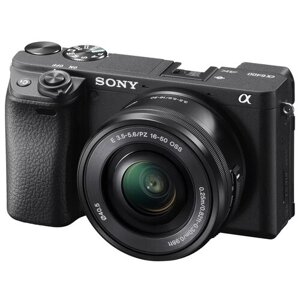 Фотоаппарат Sony Alpha ILCE-6400 Kit E PZ 16-50mm F/3.5-5.6 OSS, черный