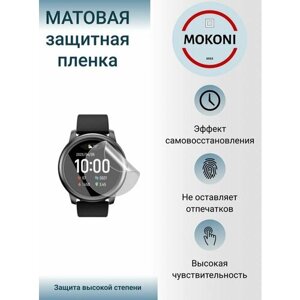 Гидрогелевая защитная пленка для смарт-часов Xiaomi Mi Watch Revolve Active с эффектом самовосстановления (6 шт) - Матовые