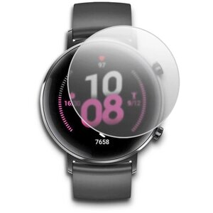 Гидрогелевая защитная пленка на Huawei Watch GT 2 (46 mm)/ Хуавей Вотч ГТ 2/хуавей воч гт 2/ 46 мм матовая на смарт часы комплект 2 шт. Brozo