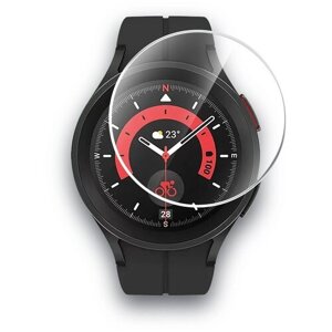 Гидрогелевая защитная пленка на Samsung Galaxy Watch 5 Pro 45mm (Самсунг Галакси вотч 5 Про 45 мм) на Экран прозрачная с олеофобным покрытием, Brozo