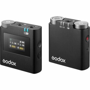 Godox Virso M1, 2.4G UHF, беспроводной микрофон Lavalier, портативный аудио-видео для записи видео для камеры