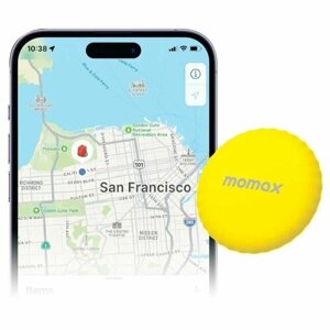 GPS трекер для отслеживания Momax PINTAG Find my Tracker - Yellow