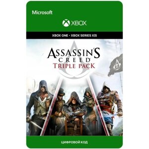 Игра Assassins Creed Triple Pack для Xbox One/Series X|S (Аргентина), русский перевод, электронный ключ
