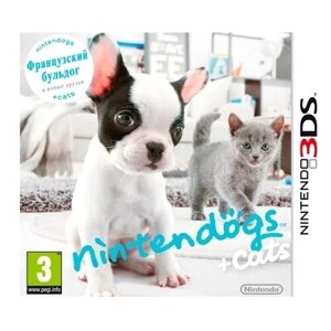 Игра nintendogs + cats: Французский бульдог и новые друзья для Nintendo 3DS, картридж