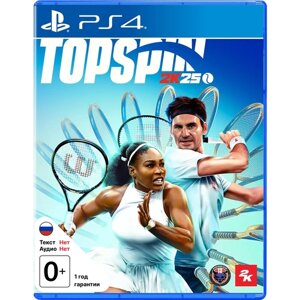 Игра TopSpin 2K25 (Playstation 4, PS4, английская версия)