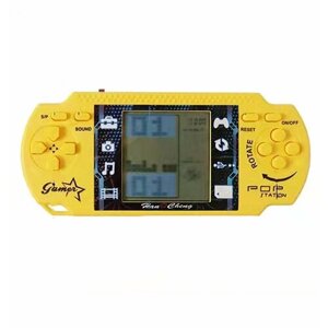 Игровая консоль MyPads HC-1026 карманная игровая консоль тетрис c встроенными играми 3.5 желтый