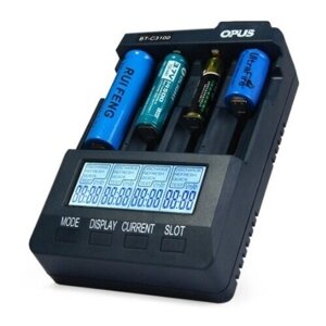 Интеллектуальное зарядное устройство для аккумуляторных батарей OPUS BT-C3100 v2.2