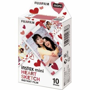 Картридж для камеры Fujifilm Colorfilm Instax Mini 10 pack Hearts