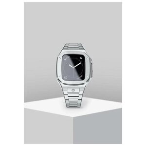 Корпус чехол для часов Apple Watch 4/5/SE/6 диагональю экрана 40 мм из нержавеющей стали