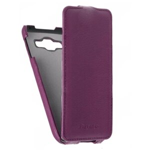 Кожаный чехол для Samsung Galaxy E5 SM-E500F/DS Armor Case "Full"Фиолетовый)