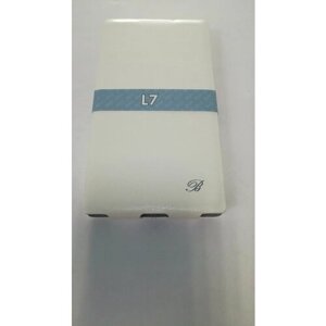 LG L7 - чехол флип (открывается вниз) белый
