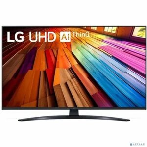 LG телевизор LG 43" 43UT81006LA. ARUB черный ultra HD 60hz DVB-T DVB-T2 DVB-C DVB-S2 USB wifi smart TV чёрный