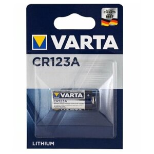 Литиевая батарея CR123A Varta 06205301401