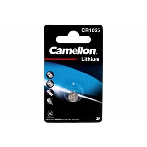 Литиевая батарейка Camelion CR1025 BL-1, 3V 5228