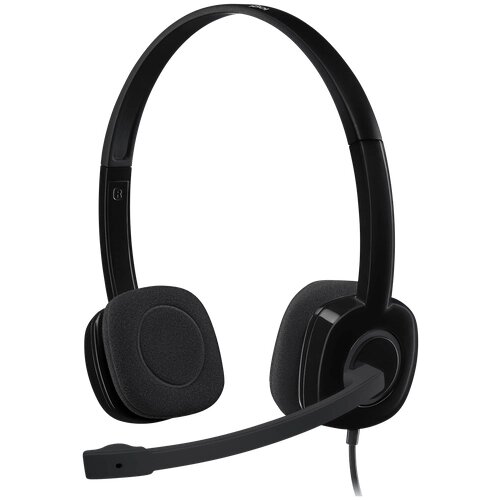 Logitech Stereo Headset H151, mini jack 3.5 mm, черный