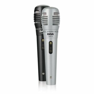 Микрофон BBK CM215 черный/серебряный