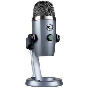 Микрофон проводной Blue Yeti nano, разъем: USB Type-C, shadow grey, 1 шт