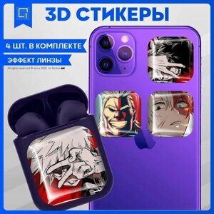 Наклейки на телефон 3D Стикеры Аниме Моя геройская академия