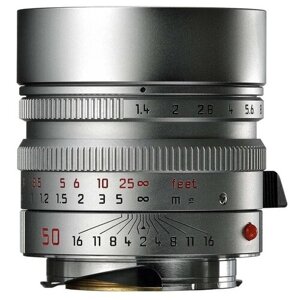 Объектив Leica Camera Summilux-M 50mm f/1.4 Aspherical, серебристый