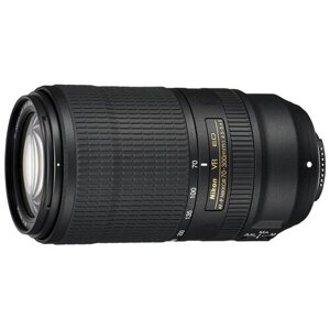 Объектив Nikon 70-300mm f/4.5-5.6E ED VR AF-P Nikkor, черный