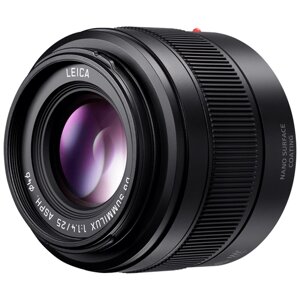 Объектив Panasonic 25mm f/1.4 ASPH Lumix G Leica DG Summilux (H-XA025E), черный