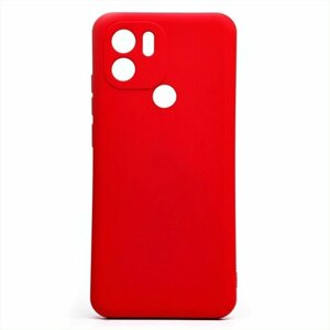 Однотонный силиконовый чехол для Xiaomi Redmi A1+с soft touch покрытием / красный
