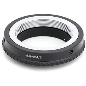 Переходник М39 (L39) - Micro 4/3 с байонетом MFT, для фотокамер Olympus Panasonic, черный