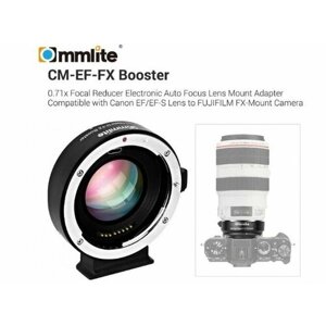 Переходное кольцо Commlite CM-EF-FX Booster (Canon EF/EF-S - Fujifilm FX-Mount)
