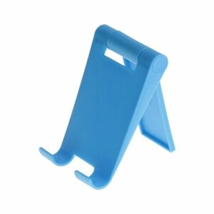 Подставка для телефона LuazON, складная, регулируемая, голубая (3 шт)