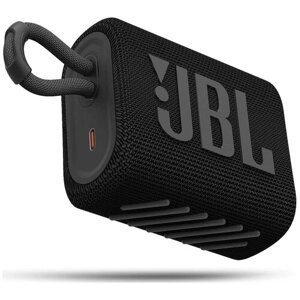 Портативная акустика JBL GO 3, 4.2 Вт, black